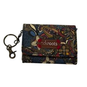 Sakroots Peace Keychain Wallet Change Purse